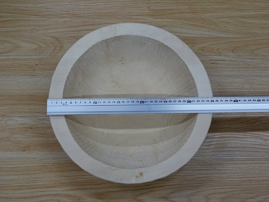 秋山木鉢 尺1寸5分 白木 003 | 秋山郷 本物無垢の輪切りテーブル発祥の