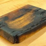 送料無料 秋山郷産黒柿のナチュラルトレー 007 | 秋山郷 本物無垢の